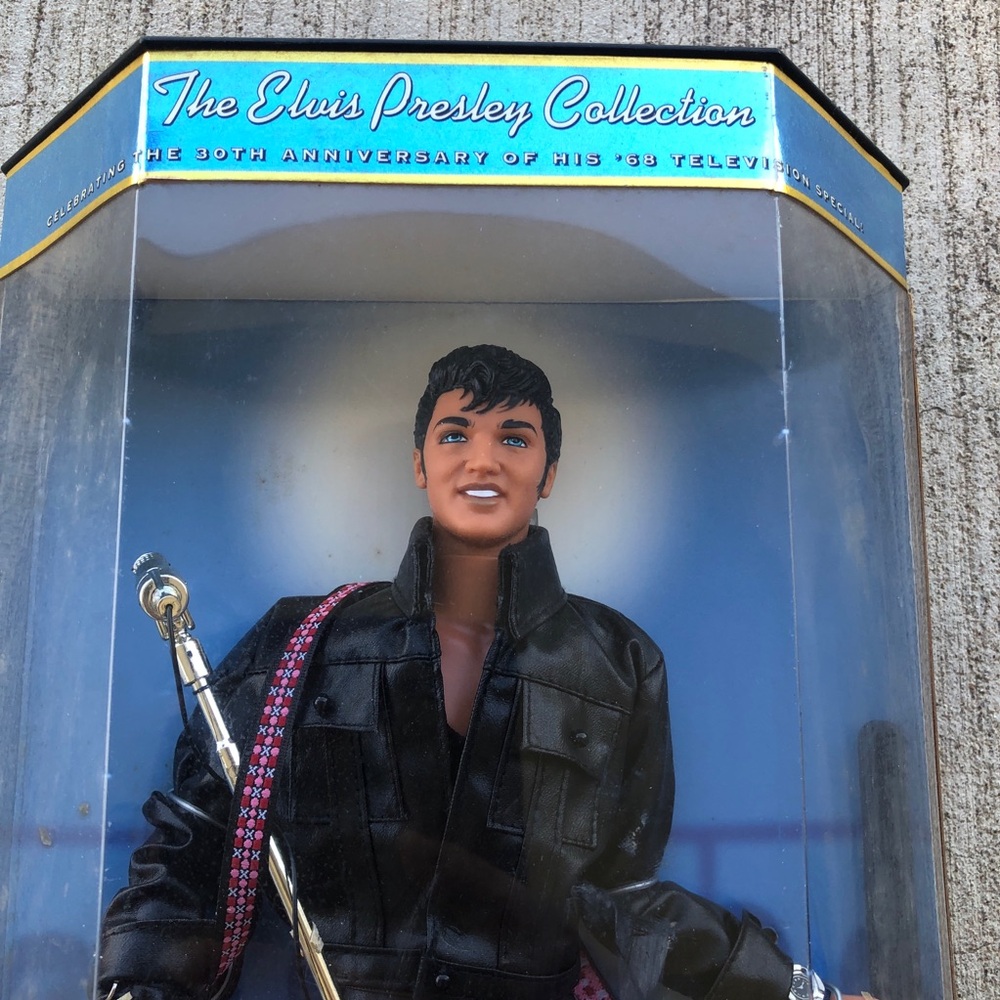 Mattel Elvis Presley Collection Figure - Black and Blue